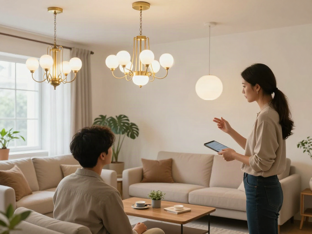 O selecție de lustre LED pentru decorul casei oferite de un furnizor local de încredere.