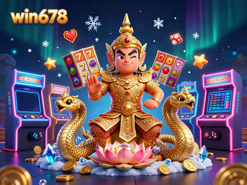 Experience thrilling wins with win678 at a vibrant online casino featuring colorful slot games.